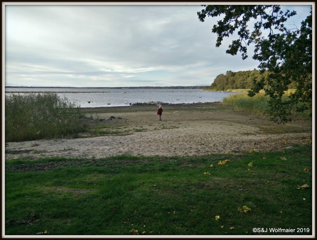 Ringsjön with a beach